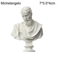 Mini-Gipsbüste 5-7 cm – Odyssee-Büste als Dekorationsgeschenk 16