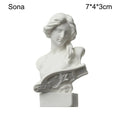 Mini-Gipsbüste 5-7 cm – Odyssee-Büste als Dekorationsgeschenk 8