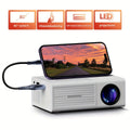 Mini LED Projektor mit HDMI & USB, Tragbarer Beamer für Filme und Gaming, HD-kompatibel 1