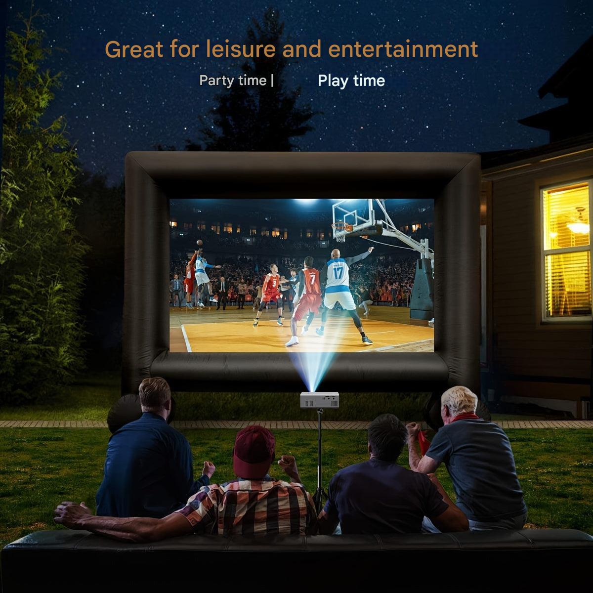 Mini LED Projektor mit HDMI & USB, Tragbarer Beamer für Filme und Gaming, HD-kompatibel 6