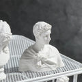 Miniatur-Gipsbüste, weiß – Odyssee-Büste, Geschenkidee für die Wohnungsdekoration 6