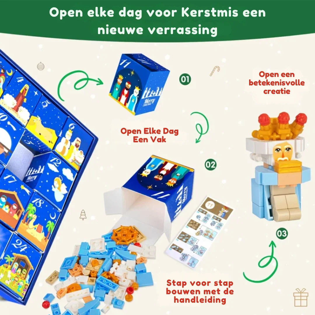 Adventskalender Krippe
