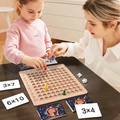 Montessori Brettspiel für Kinder | Lernen & Spielen kombiniert | fördert Logik & Kreativität | Familienspiel aus hochwertigen Materialien 0