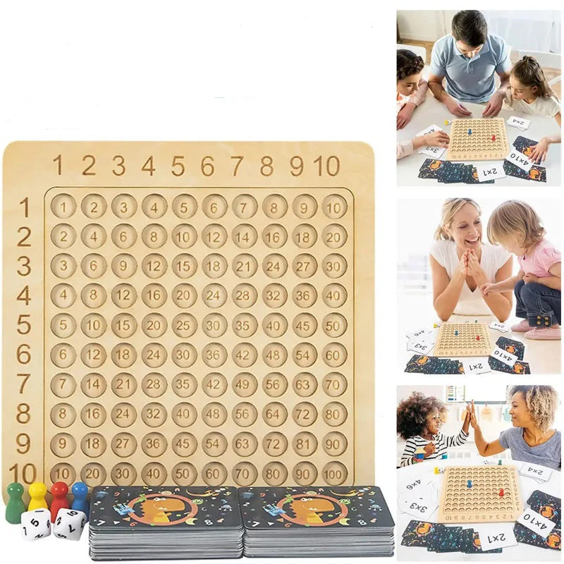 Montessori Brettspiel für Kinder | Lernen & Spielen kombiniert | fördert Logik & Kreativität | Familienspiel aus hochwertigen Materialien 1