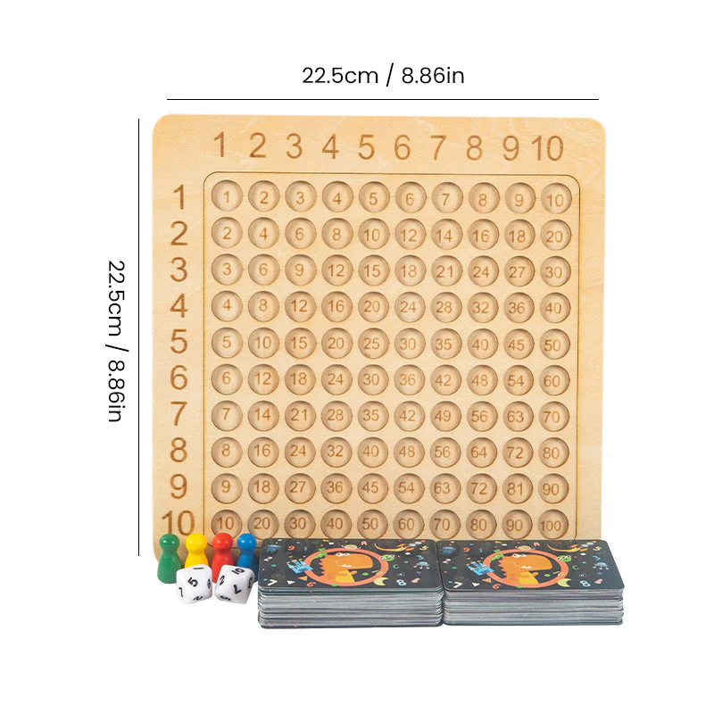 Montessori Brettspiel für Kinder | Lernen & Spielen kombiniert | fördert Logik & Kreativität | Familienspiel aus hochwertigen Materialien 3