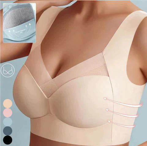 Nahtloser Damen Komfort-BH ohne Bügel | atmungsaktiv & dehnbar | 360°-Support mit geformten Cups | Größen S–XXXL 4