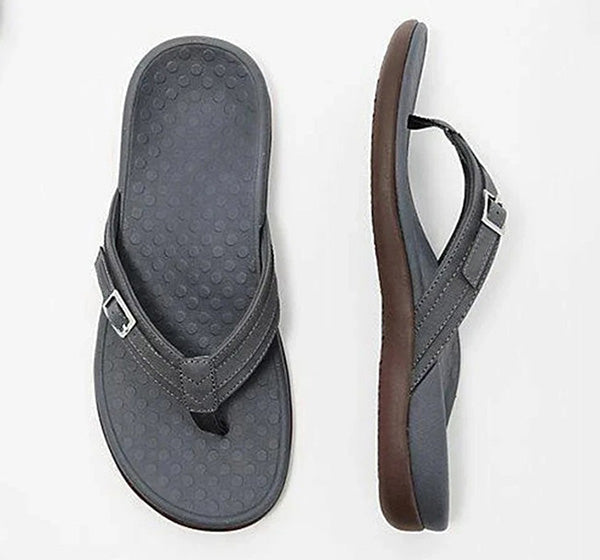 Orthopädische Damen Sommersandalen mit ergonomischem Fußbett | Rutschfest & bequem | 3-Zonen-Support, EU 35–42, Farbenwahl 4