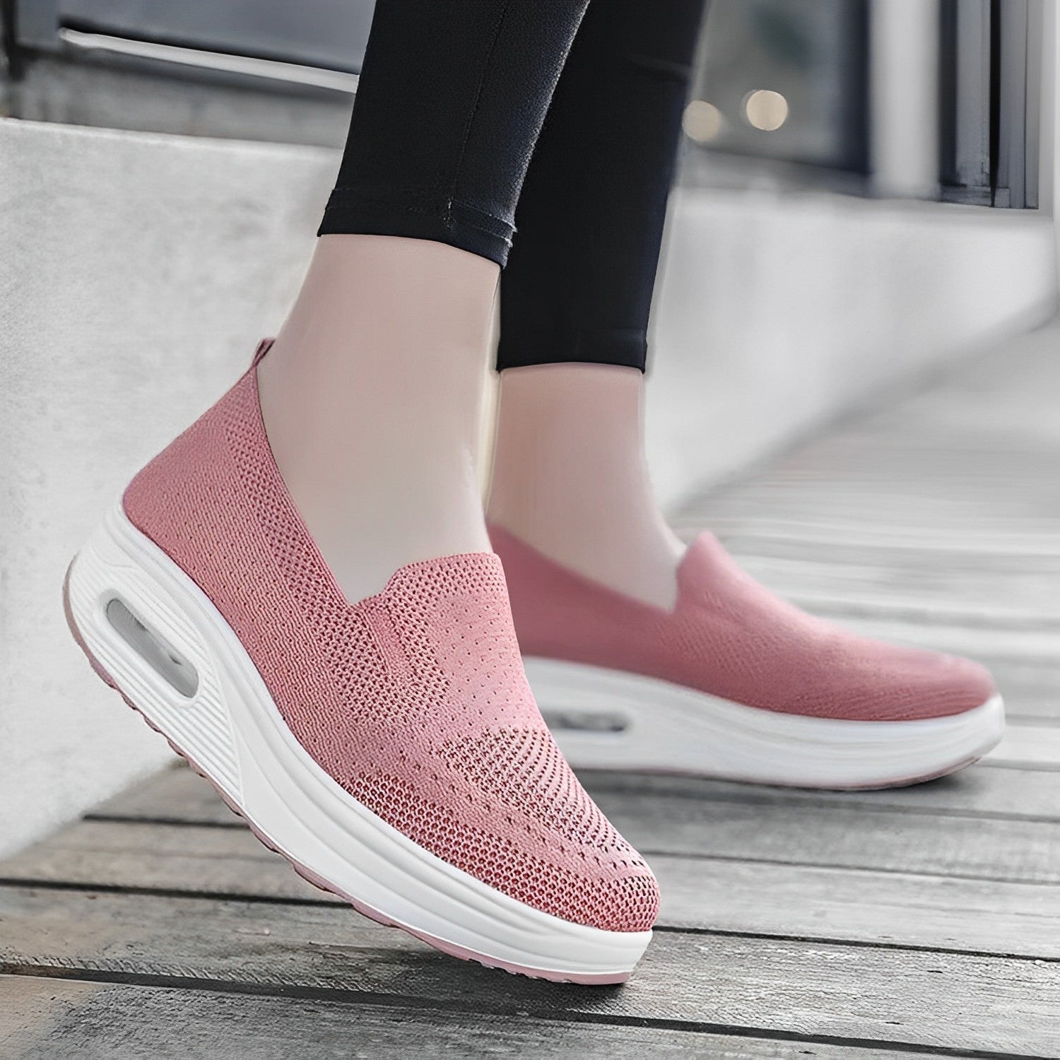 Orthopädische Sneakers Damen atmungsaktiv & weich | Stoßdämpfende Sohle für ganztägigen Komfort | Einfaches Anziehen, EU 34–46 6
