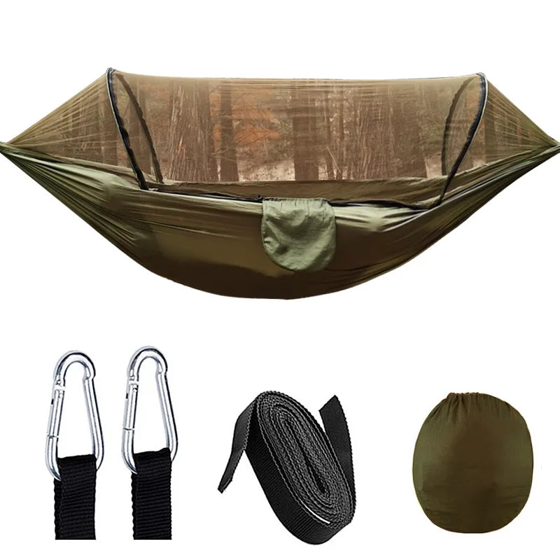 Outdoor-Hängematte mit Moskitonetz – SkyNest 1