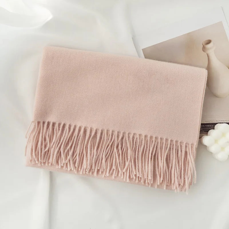 Pashmina Schal für Damen und Herren, weich, warm, 200x68 cm, vielseitig und elegant 6