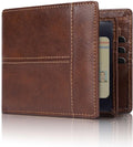 Premium RFID-Blocking Leather Bifold Wallet for Men - SlimArmor 4