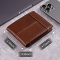 Premium RFID-Blocking Leather Bifold Wallet for Men - SlimArmor 6