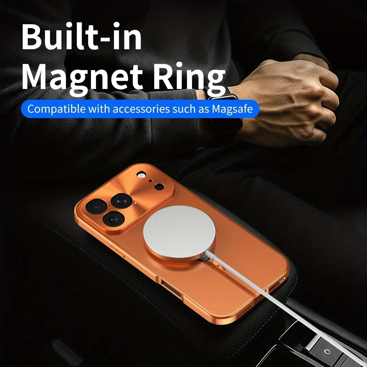Privacy Screen & Magnetic Works with Phone Case for Phone 3