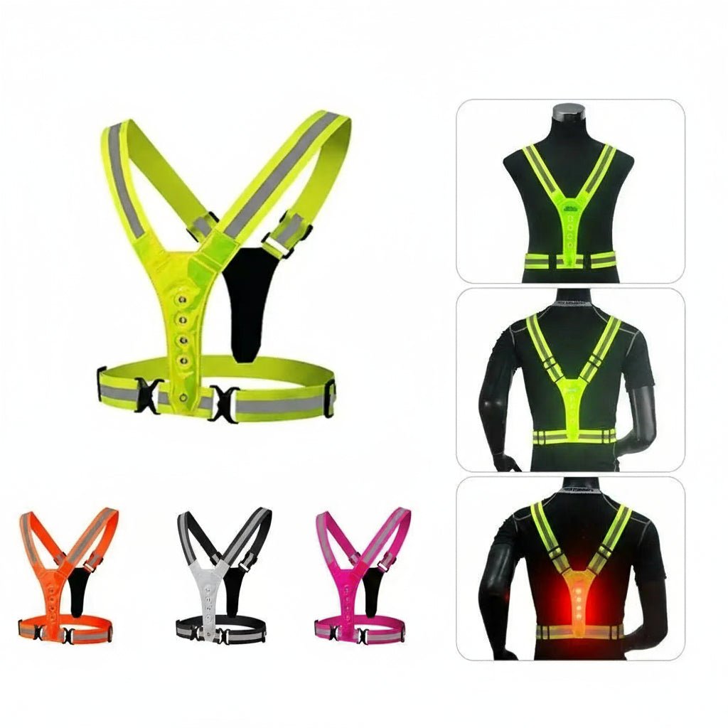 RUNSPARK – Verstellbare LED-Weste – 3 Modi für sicheres Nachttraining 3