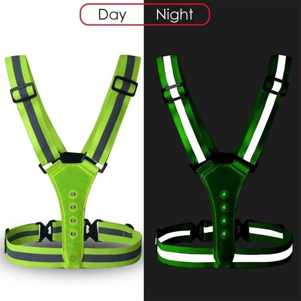 RUNSPARK – Verstellbare LED-Weste – 3 Modi für sicheres Nachttraining 4