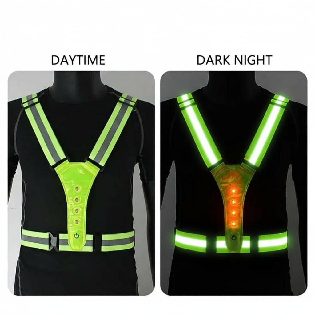 RUNSPARK – Verstellbare LED-Weste – 3 Modi für sicheres Nachttraining 5