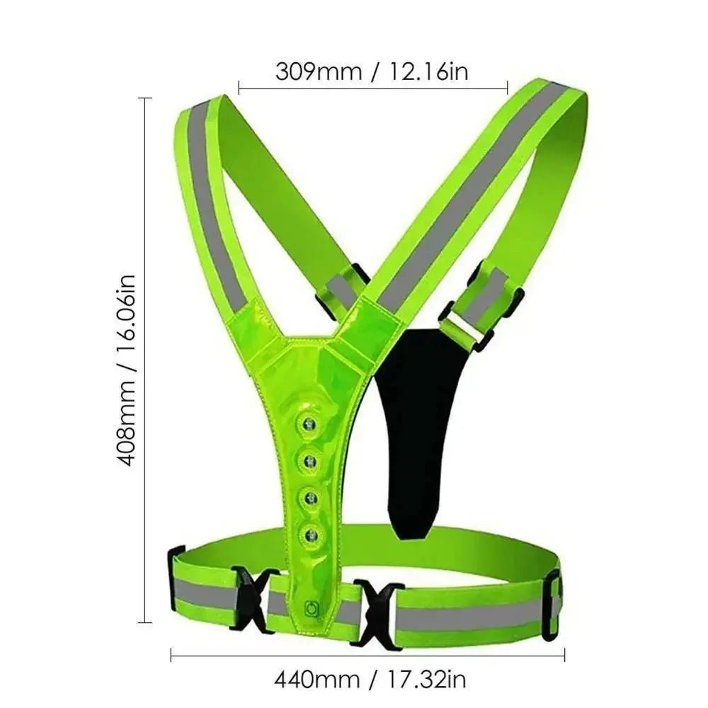 RUNSPARK – Verstellbare LED-Weste – 3 Modi für sicheres Nachttraining 7