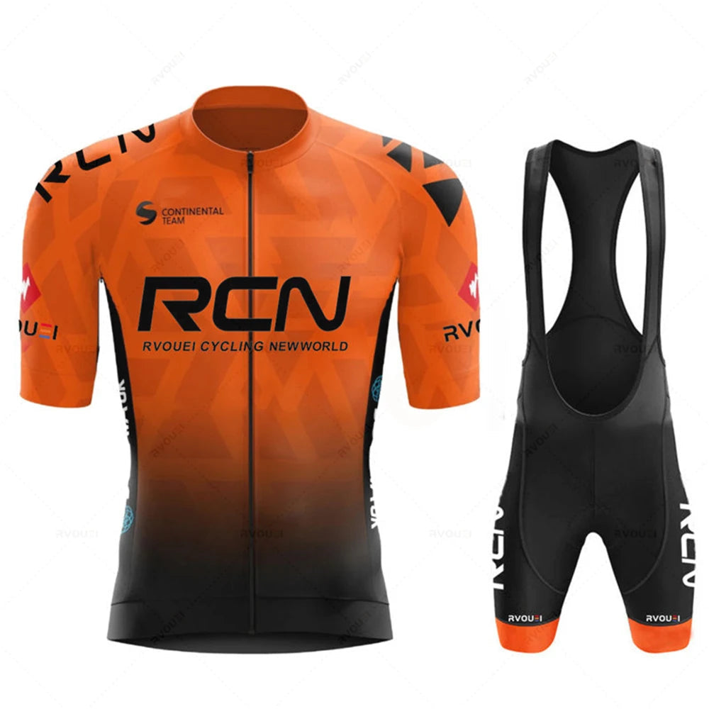 Radtrikot Set Herren – Atmungsaktiv, Leicht, Schnell Trocknend, Elastische Passform 0