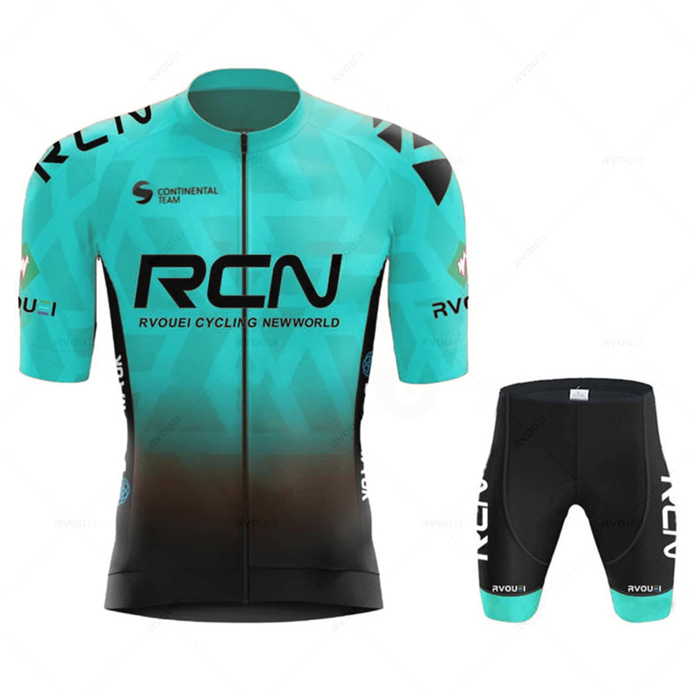 Radtrikot Set Herren – Atmungsaktiv, Leicht, Schnell Trocknend, Elastische Passform 13