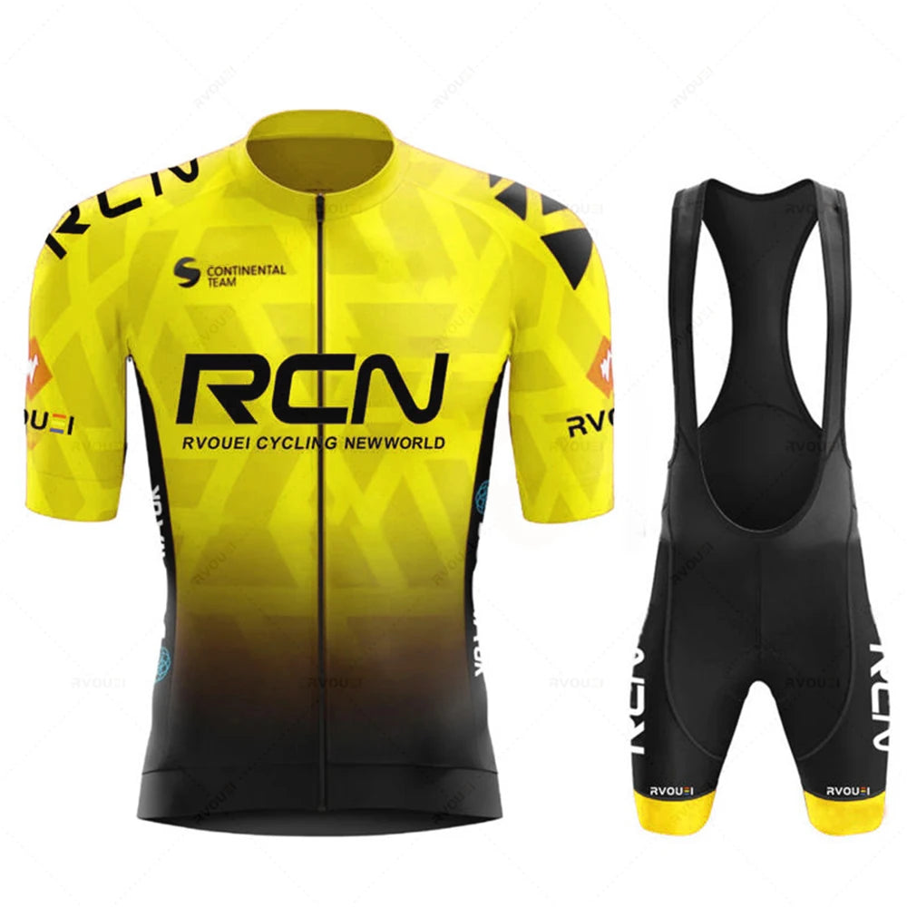 Radtrikot Set Herren – Atmungsaktiv, Leicht, Schnell Trocknend, Elastische Passform 4