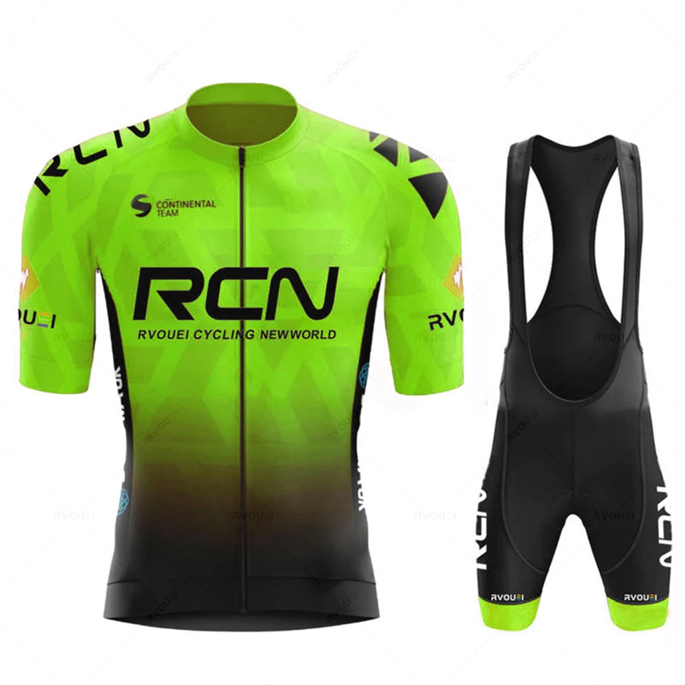 Radtrikot Set Herren – Atmungsaktiv, Leicht, Schnell Trocknend, Elastische Passform 6