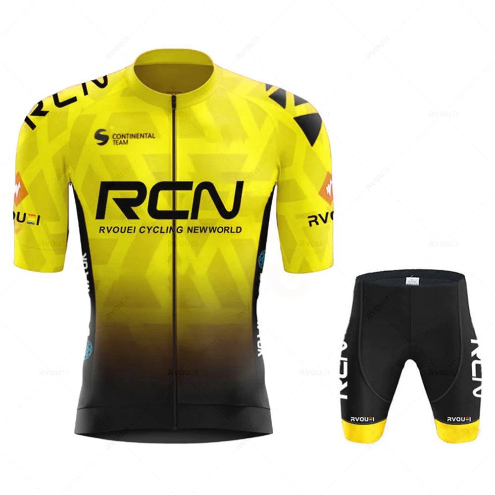 Radtrikot Set Herren – Atmungsaktiv, Leicht, Schnell Trocknend, Elastische Passform 7
