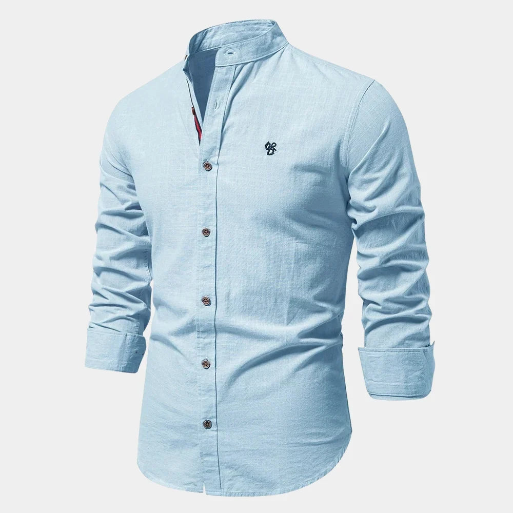 Ralph - Men's Long-Sleeve Summer Shirt 5