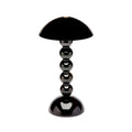 Rechargeable Black Lacquer LED Lamp with Adjustable Brightness, 30 cm 0