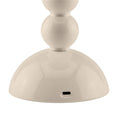 Rechargeable LED Lamp - Adjustable Brightness, Bobbin Design, Lacquer Finish 2