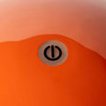 Rechargeable LED Lamp - Adjustable Brightness, Orange Bobbin Design, Glossy Finish 3