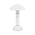 Rechargeable White Lacquer LED Lamp with 3 Brightness Levels for Versatile Lighting 0