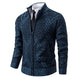 Blau mit Muster