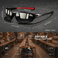 SOLARION – Sportsonnenbrille mit polarisierten Gläsern und UV400-Schutz 7