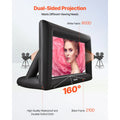 SucceBuy 14/15/16/18/20 FT Inflatable Projector Screen with 120W Air Blower Projector Screen for Outdoor Theater Theme Party VestraGear