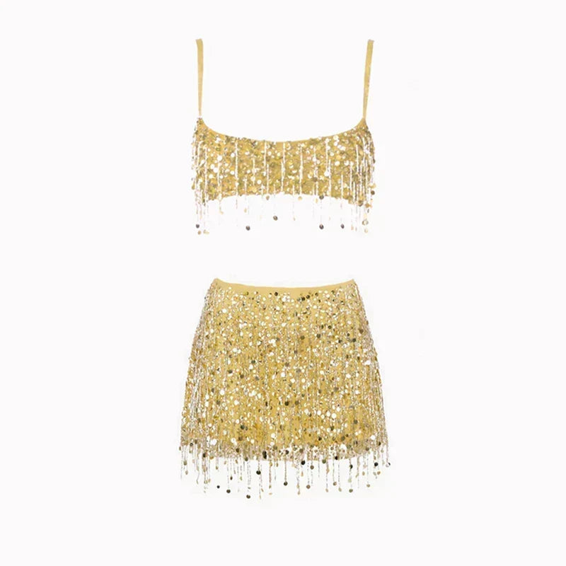 Sequin Tassel Bikini Set – Riviera 0