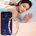 Smartes Edelstahl-Kettenarmband mit Fitness-Tracker und diskretem LED-Statuslicht 3