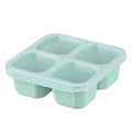Snackbox mit 4 Fächern, BPA-frei und transparentem Deckel, wiederverwendbar 6