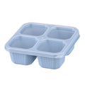 Snackbox mit 4 Fächern, BPA-frei und transparentem Deckel, wiederverwendbar 9