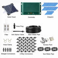 Solar Drip Irrigation System Kit Automatic Watering with 30 Modes & 7 Timers – AquaFlow 6