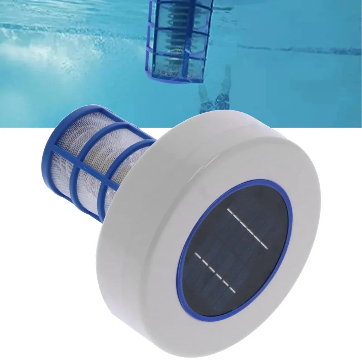 Solar Poolreiniger – Schwimmender Ionisator mit Solarbetrieb für Pflegeleichtes Wasser 1