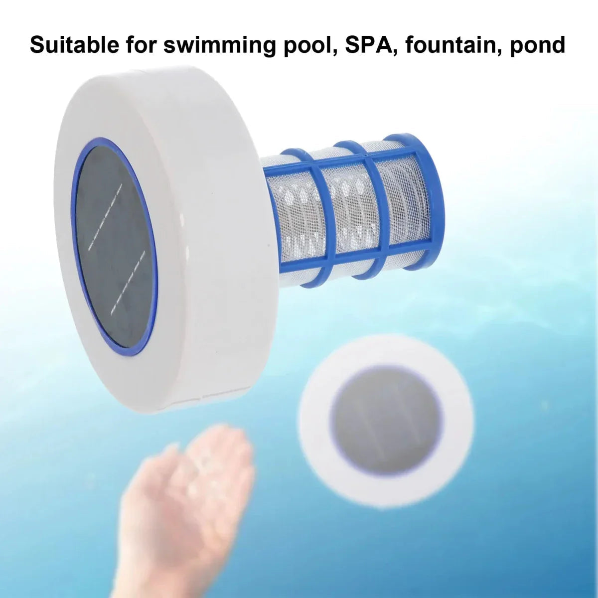 Solar Poolreiniger – Schwimmender Ionisator mit Solarbetrieb für Pflegeleichtes Wasser 5