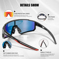 Sport Sonnenbrille für Outdoor-Aktivitäten mit UV400 Schutz, leichter Rahmen 6