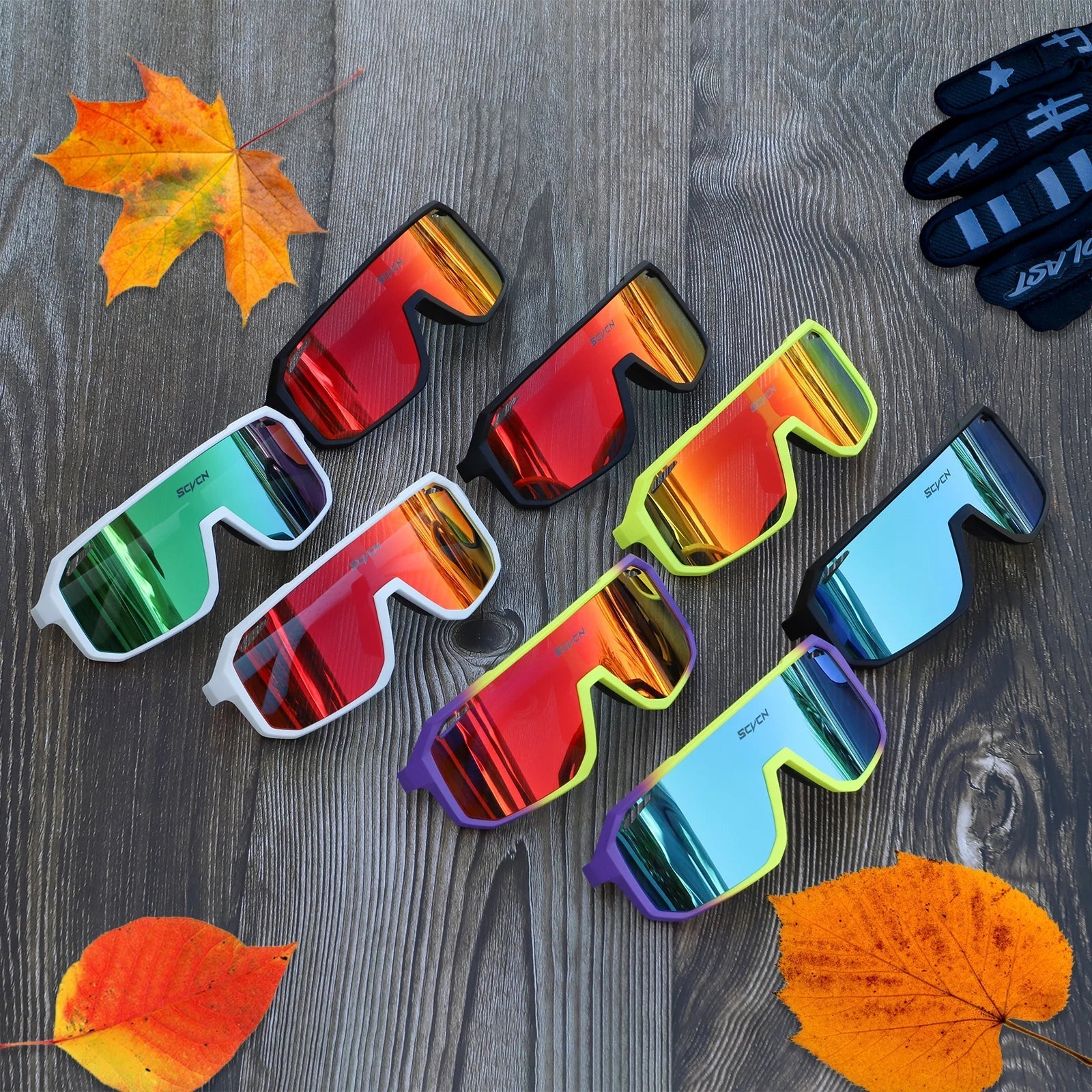 Sport Sonnenbrille für Sport mit UV400 Schutz und leichtem TR90 Rahmen 5