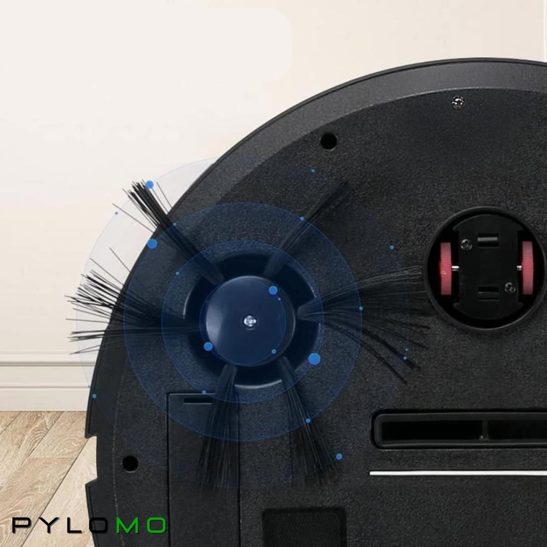 Staubsaugerroboter mit Saug- & Wischfunktion | Für Hartboden & Teppich | Leise, schlank, ideal bei Tierhaaren, Filter gegen Staub & Allergene 4