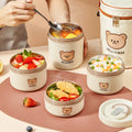 Thermo-Bento-Lunchbox aus Edelstahl 304, isoliert, groß für Studenten, auslaufsicher 0