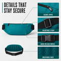 Thrives Outdoor | StrideLume Lightweight Waterproof Waist Pack 4