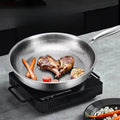 Titanium | Gehämmerte Bratpfanne mit Antihaftbeschichtung | Induktionskompatibel für müheloses Kochen 1