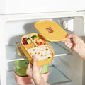 Tragbare 3-Fach Lunchbox aus Kunststoff, mikrowellengeeignet, ideal für Kinder und Studenten 3