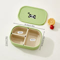 Tragbare 3-Fach Lunchbox aus Kunststoff, mikrowellengeeignet, ideal für Kinder und Studenten 9