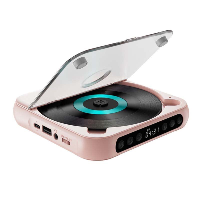 Tragbarer CD-Player mit Bluetooth 5.3, wiederaufladbarem Akku und 3,5-mm Anschluss 10
